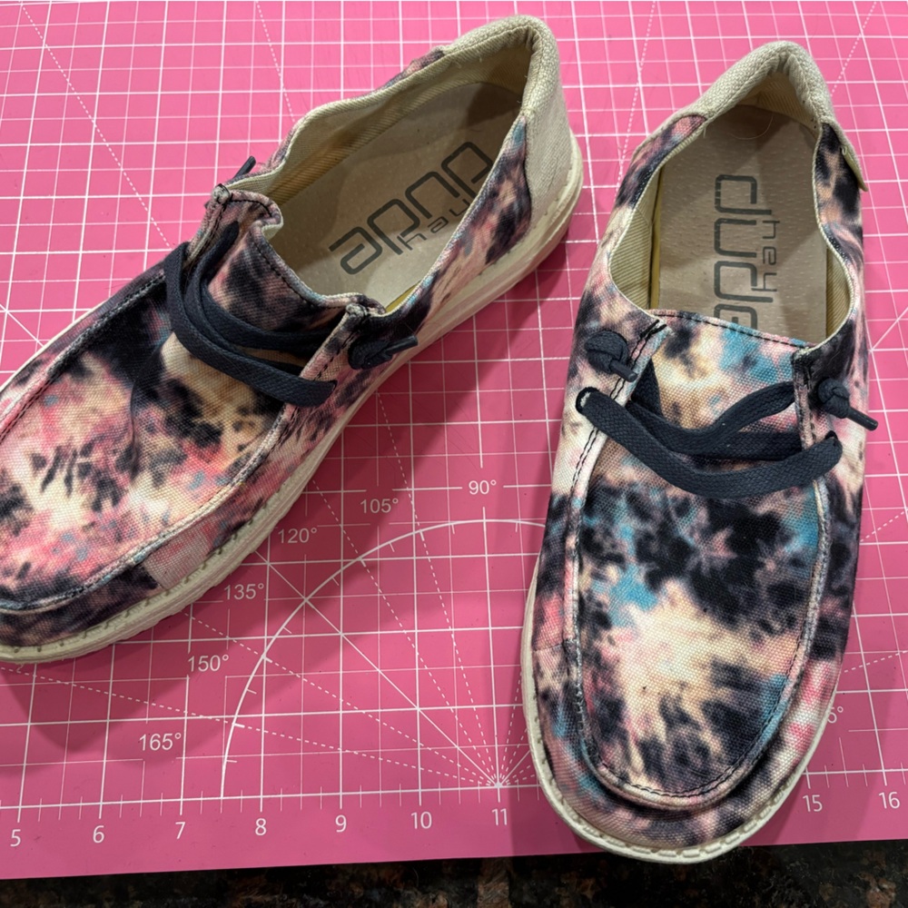 Hey Dude Multicolor Tie-Dye Loafers